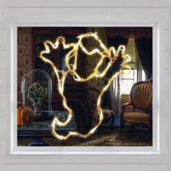 Northlight 15 In. Lighted Ghost Halloween Window Silhouette Decoration 17 Northlight 15 In. Lighted Ghost Halloween Window Silhouette Decoration -Northlight Shop northlight christmas window decorations 32606079 31 1000