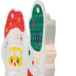 Northlight 13 In. Lighted Holographic Santa Claus Christmas Window Silhouette Decoration 14 Northlight 13 In. Lighted Holographic Santa Claus Christmas Window Silhouette Decoration -Northlight Shop northlight christmas window decorations 32913605 76 1000