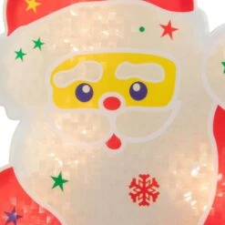 Northlight 13 In. Lighted Holographic Santa Claus Christmas Window Silhouette Decoration 13 Northlight 13 In. Lighted Holographic Santa Claus Christmas Window Silhouette Decoration -Northlight Shop northlight christmas window decorations 32913605 fa 1000