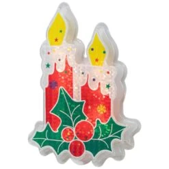 Northlight 12 In. Red Lighted Berry Candle Christmas Window Silhouette Decoration -Northlight Shop northlight christmas window decorations 32913606 44 1000