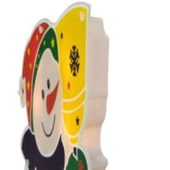 Northlight 12.5 In. Lighted White Snowman Christmas Window Silhouette Decor -Northlight Shop northlight christmas window decorations 32913610 76 1000