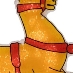 Northlight 18 In. Lighted Shimmering Reindeer Christmas Window Silhouette -Northlight Shop northlight christmas window decorations 32913613 76 1000