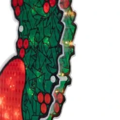 Northlight 15 In. Lighted Holographic Christmas Wreath Window Silhouette Decoration -Northlight Shop northlight christmas window decorations 32913615 fa 1000