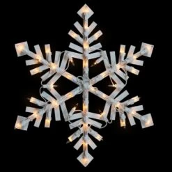 Northlight 15.5 In. Lighted Snowflake Christmas Window Silhouette -Northlight Shop northlight christmas window decorations 33406533 1f 1000