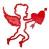 Northlight 17 In. Lighted Valentine's Day Cupid With Heart Window Silhouette -Northlight Shop northlight christmas window decorations 34175081 64 1000