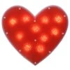 Northlight 12 In. H X 13 In. L Lighted Valentine's Day Shimmering Red Heart Window Silhouette Decoration -Northlight Shop northlight christmas window decorations 34175102 64 1000