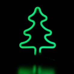 Northlight 9.5 In. Green LED Lighted Neon Style Christmas Tree Window Silhouette Sign 11 Northlight 9.5 In. Green LED Lighted Neon Style Christmas Tree Window Silhouette Sign -Northlight Shop northlight christmas window decorations 34337568 1f 1000