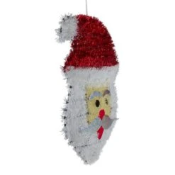 Northlight 19 In. Tinsel Santa Claus Christmas Window Decoration -Northlight Shop northlight christmas window decorations 34338795 4f 1000