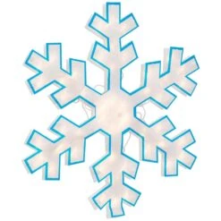 Northlight 16.75 In. Lighted Snowflake Christmas Window Silhouette Decoration 11 Northlight 16.75 In. Lighted Snowflake Christmas Window Silhouette Decoration -Northlight Shop northlight christmas window decorations 34854998 1f 1000