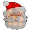 Northlight 12 In. Lighted Santa Claus Christmas Window Silhouette