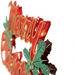 Northlight 10.25 In. H Lighted Merry Christmas Window Silhouette -Northlight Shop northlight christmas window decorations 34855016 fa 1000