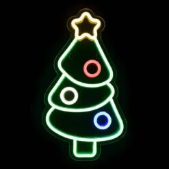 Northlight 15 In. LED Lighted Neon Style Christmas Tree Window Silhouette 10 Northlight 15 In. LED Lighted Neon Style Christmas Tree Window Silhouette -Northlight Shop northlight christmas window decorations 35252113 4f 1000