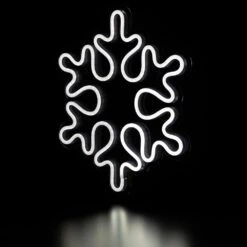 Northlight 15 In. White LED Lighted Neon Style Snowflake Christmas Window Silhouette -Northlight Shop northlight christmas window decorations 35252117 1f 1000