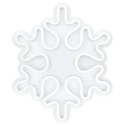 Northlight 15 In. White LED Lighted Neon Style Snowflake Christmas Window Silhouette