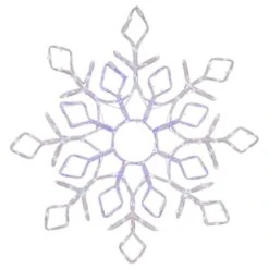 Northlight 23 In. Lighted Snowflake Window Silhouette Christmas Decoration -Northlight Shop northlight christmas window decorations 35256332 4f 1000