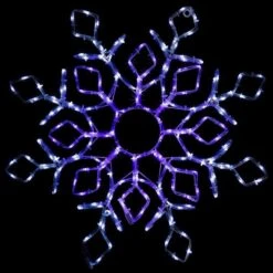 Northlight 23 In. Lighted Snowflake Window Silhouette Christmas Decoration