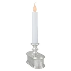 Northlight LED Window Candles-9.25"-White And Silver-Set Of 4 9 Northlight LED Window Candles-9.25"-White And Silver-Set Of 4 -Northlight Shop northlight christmas window decorations 35838594 1f 1000