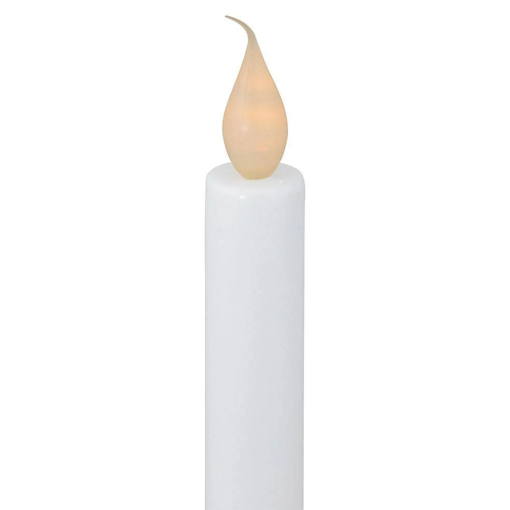 Northlight LED Window Candles-9.25"-White And Silver-Set Of 4 5 Northlight LED Window Candles-9.25"-White And Silver-Set Of 4 - Image 5