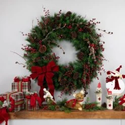 Northlight 36 In. Unlit Royal Oregon Pine Artificial Christmas Wreath -Northlight Shop northlight christmas wreaths 32913288 31 1000