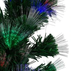 Northlight 24 In. Multi-function Coloring Changing Fiber Optic Pine Artificial Christmas Wreath -Northlight Shop northlight christmas wreaths 34316505 c3 1000