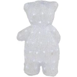 Northlight 17 In. Pre-Lit Commercial Grade Acrylic Polar Bear Christmas Display Decoration - Polar White LED Lights -Northlight Shop northlight christmas yard decorations 32904697 44 1000