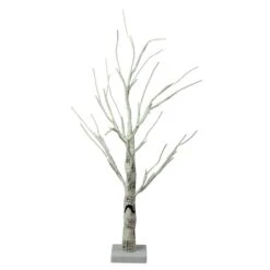 Northlight 24 In. Lighted Brown Birch Twig Artificial Christmas Tree - Warm White LED Lights