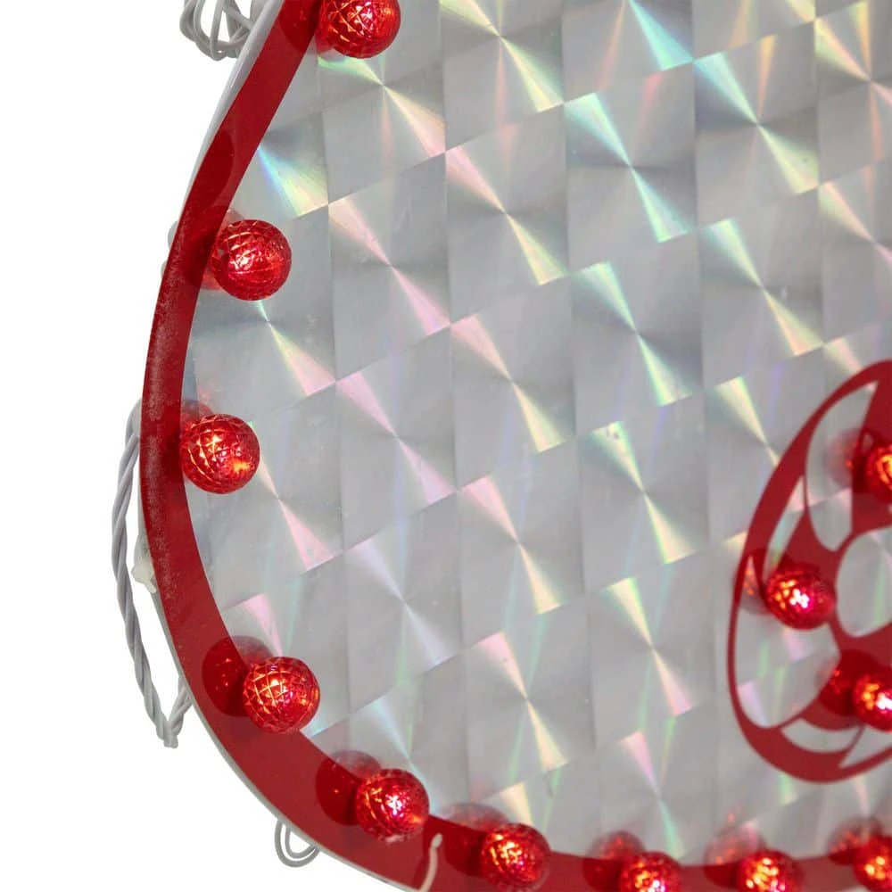 Northlight 18 In. LED Lighted Holographic Merry Christmas Sign Outdoor Decoration 4 Northlight 18 In. LED Lighted Holographic Merry Christmas Sign Outdoor Decoration - Image 4