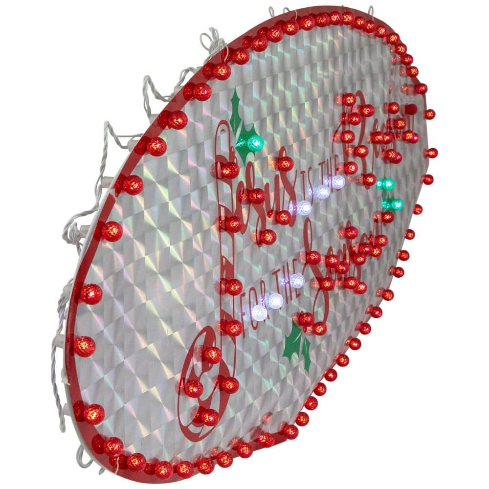 Northlight 18 In. LED Lighted Holographic Merry Christmas Sign Outdoor Decoration 3 Northlight 18 In. LED Lighted Holographic Merry Christmas Sign Outdoor Decoration - Image 3