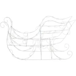 Northlight 48in. Lighted Sleigh Outdoor Christmas Decoration 9 Northlight 48in. Lighted Sleigh Outdoor Christmas Decoration -Northlight Shop northlight christmas yard decorations 35680531 44 1000
