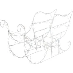 Northlight 48in. Lighted Sleigh Outdoor Christmas Decoration