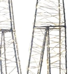 Northlight LED Lighted Wire XMAS Outdoor Christmas Sign Decoration - 15.5 In. - Warm White Lights -Northlight Shop northlight christmas yard decorations 35764099 fa 1000