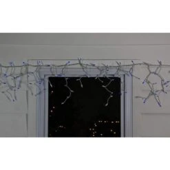 Northlight 7 Ft. 100-Light Blue Mini Icicle Lights -Northlight Shop northlight icicle lights 32602875 31 1000
