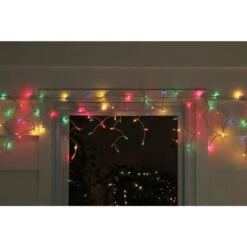 Northlight 7 Ft. 100-Light Multi-Color Mini Icicle Lights -Northlight Shop northlight icicle lights 32602897 31 1000