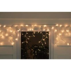 Northlight 10 Ft. 150-Light Clear Mini Icicle Lights With White Wire -Northlight Shop northlight icicle lights 32603840 31 1000