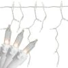 Northlight 10 Ft. 150-Light Clear Mini Icicle Lights With White Wire -Northlight Shop northlight icicle lights 32603840 64 1000