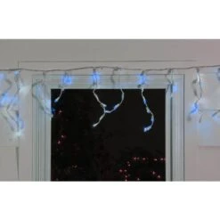 Northlight 6.75 Ft. 100-Light Blue LED Wide Angle Icicle Lights -Northlight Shop northlight icicle lights 32605187 31 1000