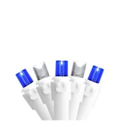 Northlight 6.75 Ft. 100-Light Blue And Pure White LED Wide Angle Icicle Lights