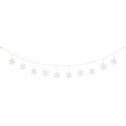 Northlight 100 Clear Twinkling Snowflake Icicle Christmas Lights-8.6 Ft White Wire 10 Northlight 100 Clear Twinkling Snowflake Icicle Christmas Lights-8.6 Ft White Wire -Northlight Shop northlight icicle lights 32912641 1f 1000