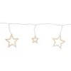 Northlight 7 Ft. 6-Light Clear Star Shaped Icicle Christmas Lights With White Wire -Northlight Shop northlight icicle lights 33406660 64 1000
