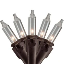 Northlight 3.5 Ft. Brown Wire 100-Count Clear Mini Icicle Christmas Light 7 Northlight 3.5 Ft. Brown Wire 100-Count Clear Mini Icicle Christmas Light -Northlight Shop northlight icicle lights 34619182 4f 1000
