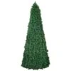 Northlight Pre-Lit Pencil Pine Artificial Christmas Tree-15 Ft. -Clear Lights