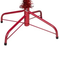 Northlight 7'-Red Pre-Lit Tinsel Artificial Christmas Tree-Clear Lights 12 Northlight 7'-Red Pre-Lit Tinsel Artificial Christmas Tree-Clear Lights -Northlight Shop northlight pre lit christmas trees 35764345 fa 1000