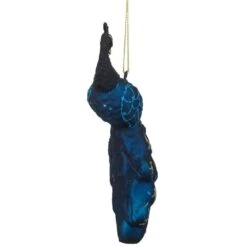 Northlight 6.25 In. Blue And Turquoise Glass Peacock Christmas Ornament -Northlight Shop northlight single christmas ornaments 34294727 1f 1000