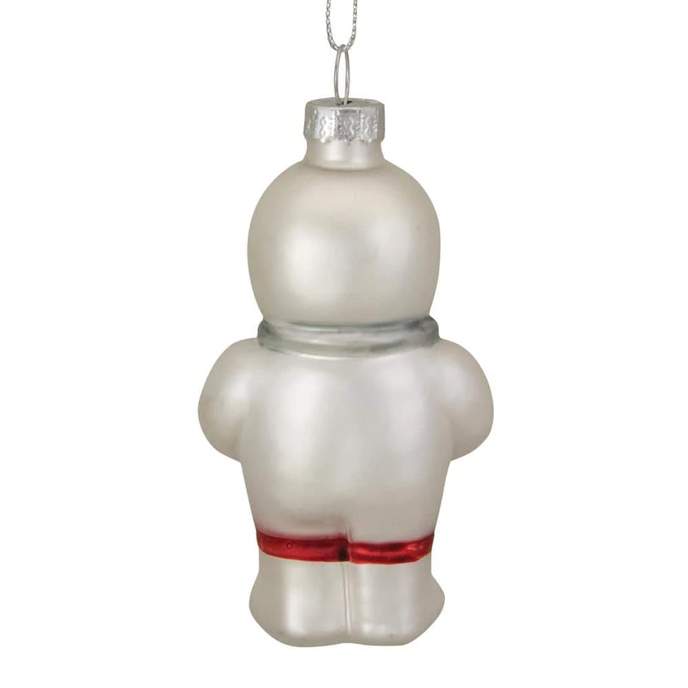 Northlight 3.5 In. White And Gold Glass Astronaut Christmas Ornament 4 Northlight 3.5 In. White And Gold Glass Astronaut Christmas Ornament - Image 4