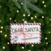 Northlight Envelope USPS "Dear Santa" With Stripes Glass Christmas Ornament-3.5 In. Red -Northlight Shop northlight single christmas ornaments 34313237 64 1000
