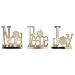 Northlight Peace Joy And Noel Metal Christmas Stocking Holders-6.5in.-Set Of 3 12 Northlight Peace Joy And Noel Metal Christmas Stocking Holders-6.5in.-Set Of 3 -Northlight Shop northlight stocking holders 35697019 44 1000