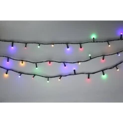 200 Light 8 Mm Mini Globe Multi Color LED Lights With Wireless Smart Control -Northlight Shop novolink christmas string lights sl 200 8 ble mc 1f 1000