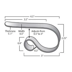 3 In Silver Stocking Holder (4-Pack) -Northlight Shop original mantleclip stocking holders mc0404 44 1000