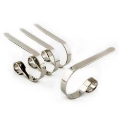 3 In Silver Stocking Holder (4-Pack)