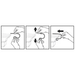 Pewter Stocking Holder (4-Pack) -Northlight Shop original mantleclip stocking holders mc0440 4f 1000